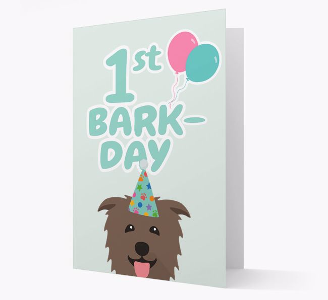 'Ages 1-18' Bark-day Card with {breedFullName} Icon