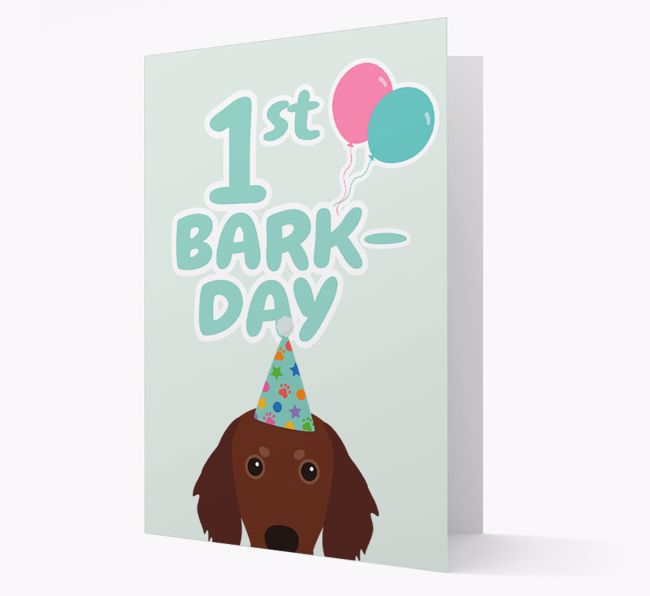 'Ages 1-18' Bark-day Card with {breedFullName} Icon