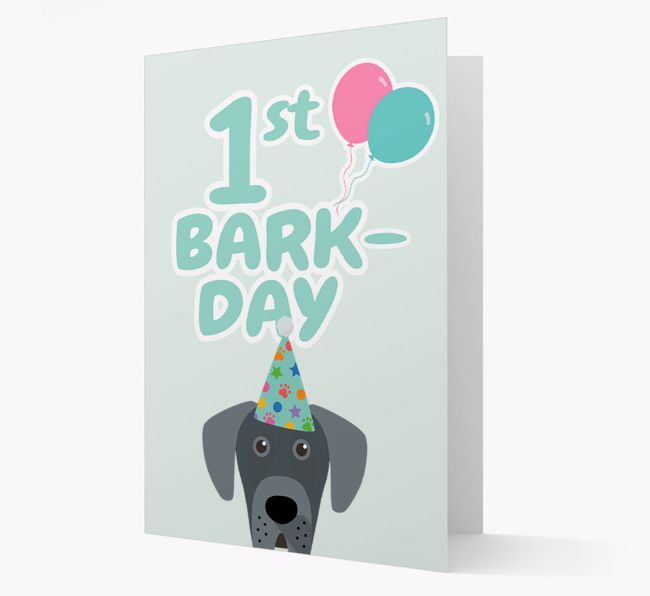 'Ages 1-18' Bark-day Card with {breedFullName} Icon