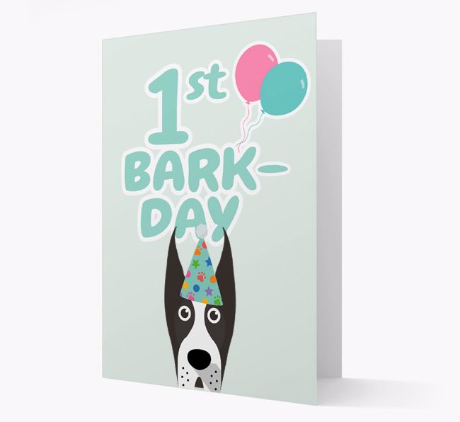 'Ages 1-18' Bark-day Card with {breedFullName} Icon