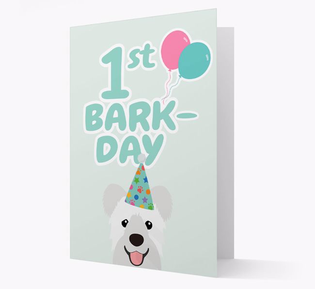 'Ages 1-18' Bark-day Card with {breedFullName} Icon