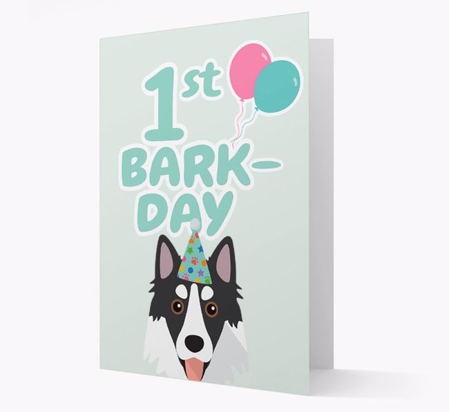 'Ages 1-18' Bark-day Card with {breedFullName} Icon