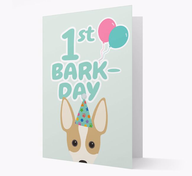 'Ages 1-18' Bark-day Card with {breedFullName} Icon