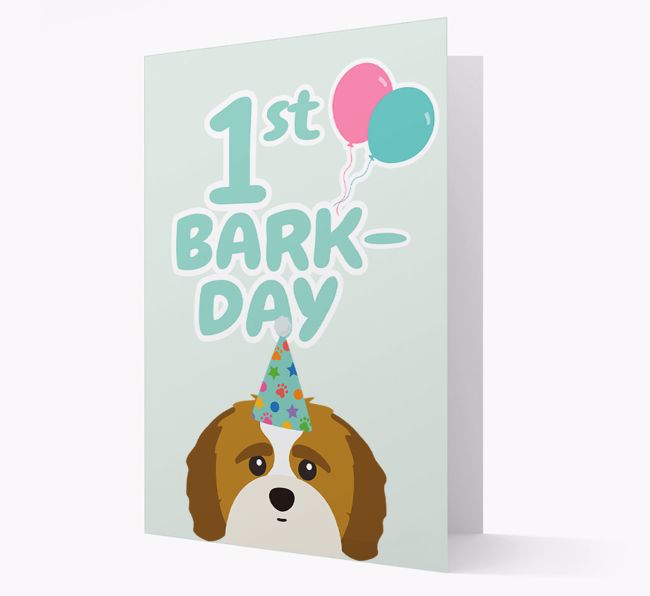 'Ages 1-18' Bark-day Card with {breedFullName} Icon