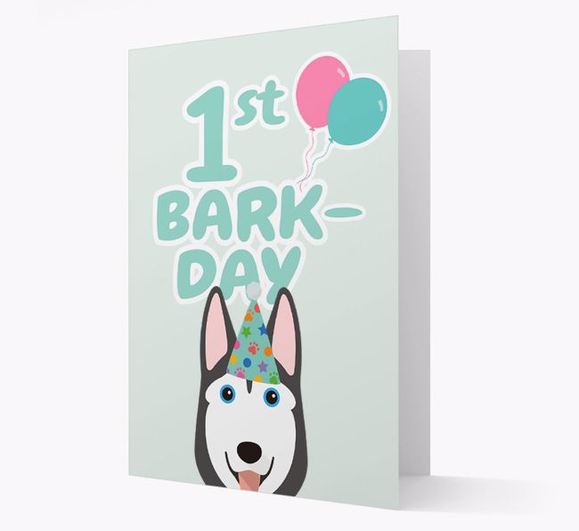 'Ages 1-18' Bark-day Card with {breedFullName} Icon