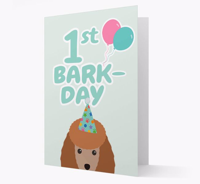 'Ages 1-18' Bark-day Card with {breedFullName} Icon