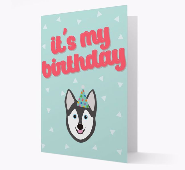 'It's my Birthday' Card with {breedFullName} Icon