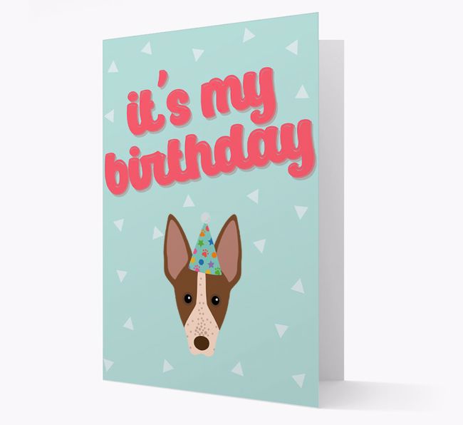 'It's my Birthday' Card with {breedFullName} Icon