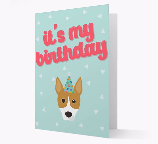 'It's my Birthday' Card with {breedFullName} Icon