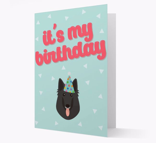 'It's my Birthday' Card with {breedFullName} Icon