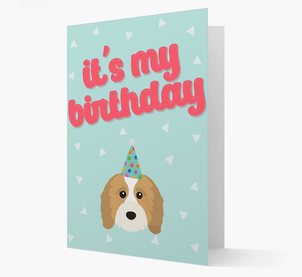 'It's my Birthday' - Personalized {breedFullName} Card Front