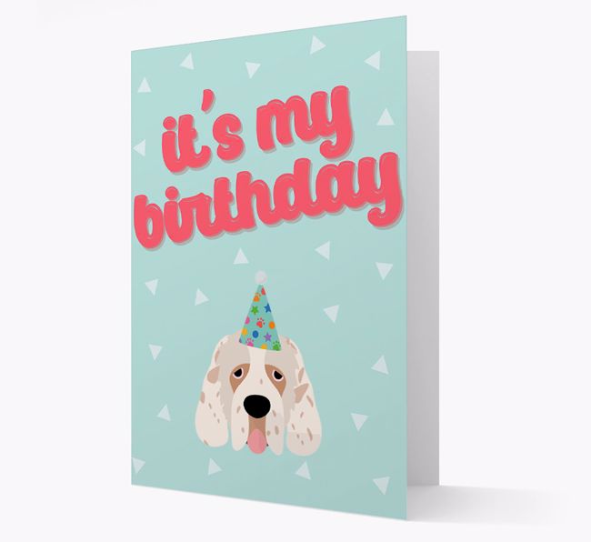 'It's my Birthday' Card with {breedFullName} Icon