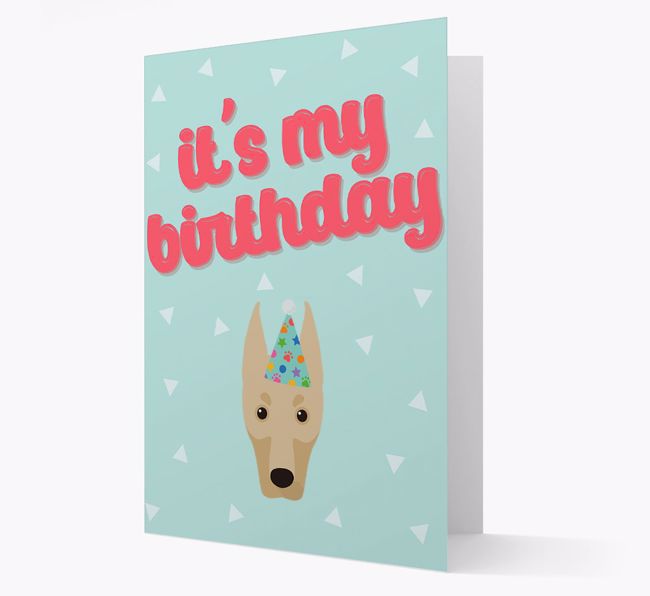 'It's my Birthday' Card with {breedFullName} Icon