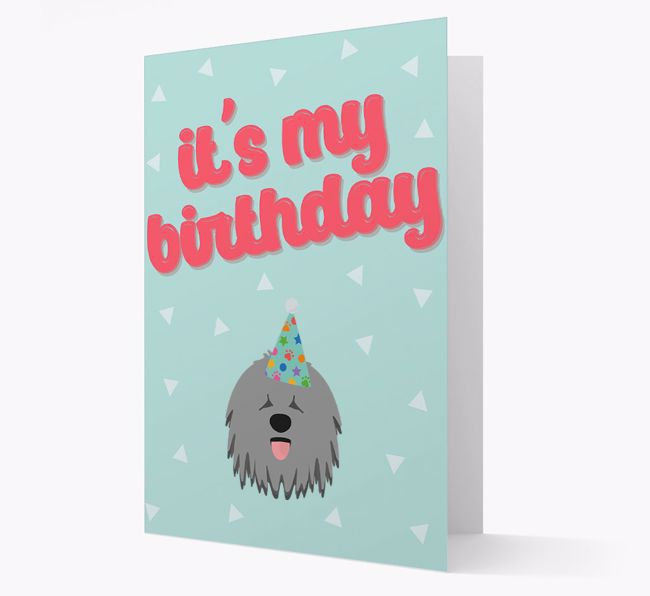 'It's my Birthday' Card with {breedFullName} Icon