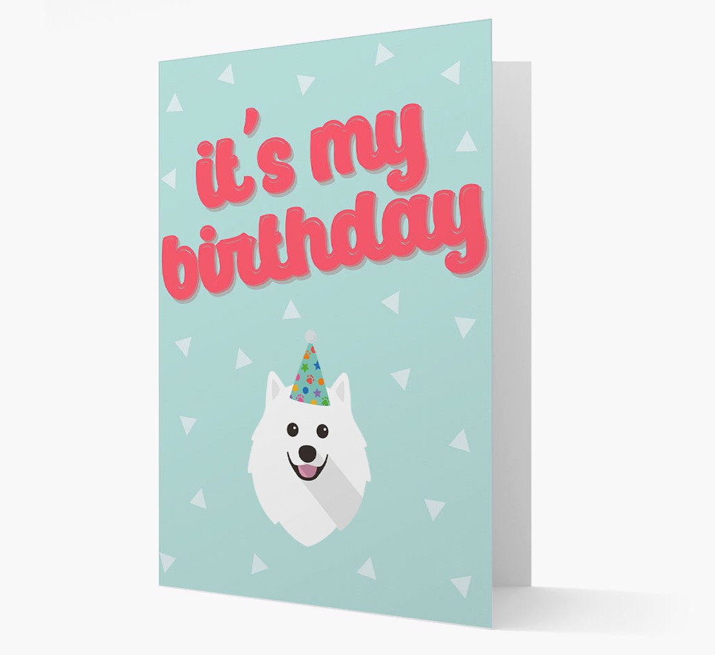 'It's my Birthday' - Personalized {breedFullName} Card Front