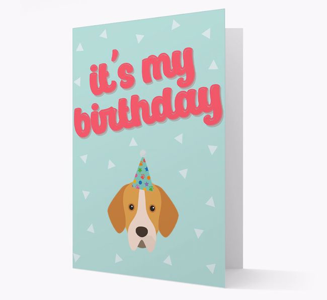 'It's my Birthday' Card with {breedFullName} Icon