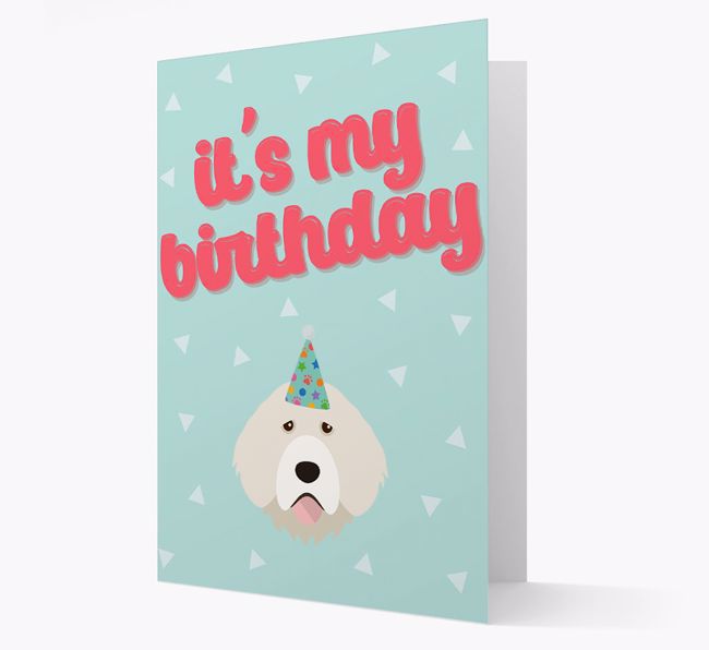 'It's my Birthday' Card with {breedFullName} Icon