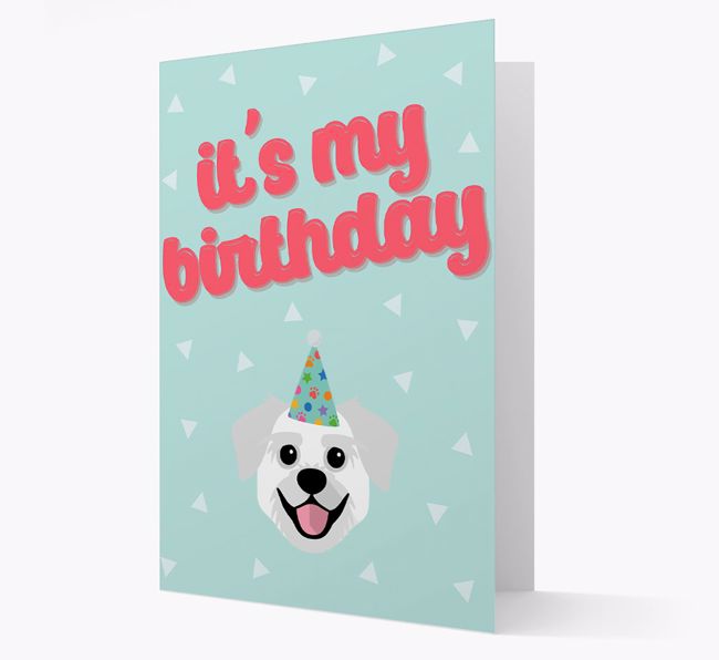 'It's my Birthday' Card with {breedFullName} Icon