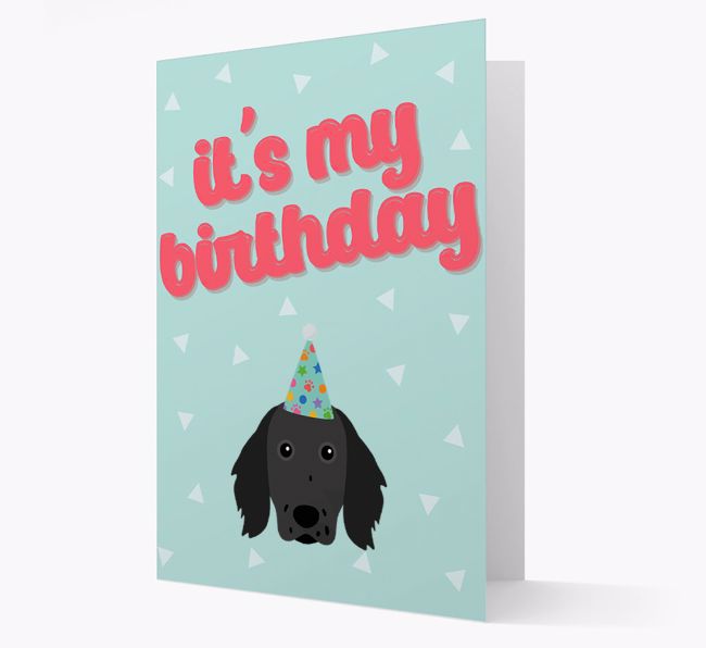 'It's my Birthday' Card with {breedFullName} Icon