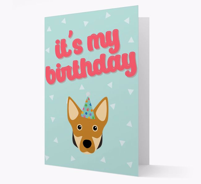 'It's my Birthday' Card with {breedFullName} Icon