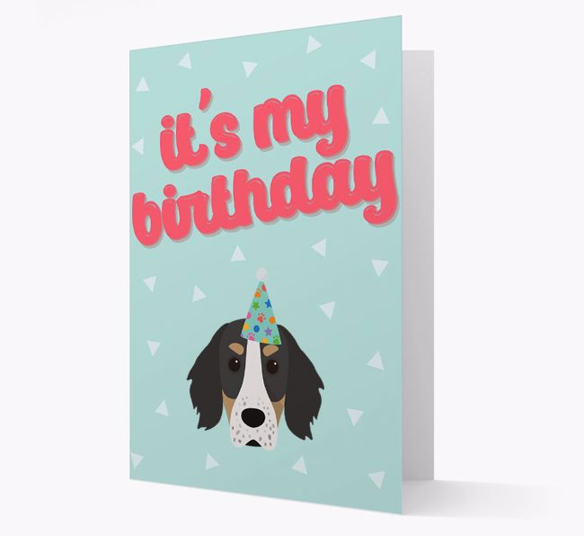 'It's my Birthday' Card with {breedFullName} Icon