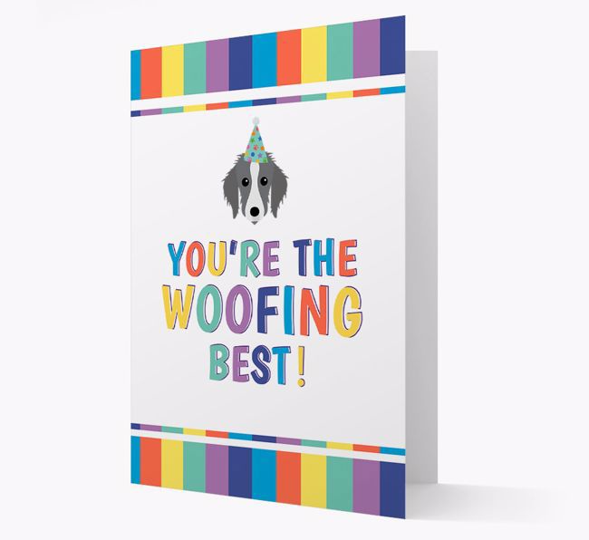 'You're the Woofing Best' Card with {breedFullName} Icon