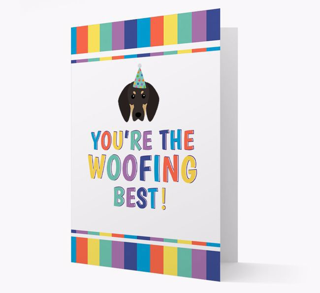 'You're the Woofing Best' Card with {breedFullName} Icon