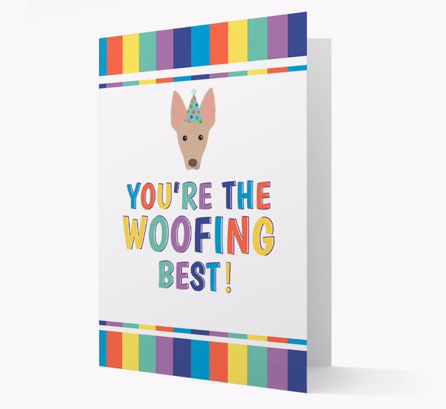 'You're the Woofing Best' Card with {breedFullName} Icon