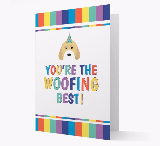 'You're the Woofing Best' Card with {breedFullName} Icon