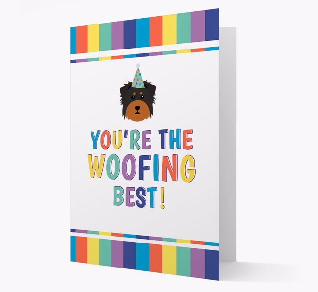 'You're the Woofing Best' Card with {breedFullName} Icon