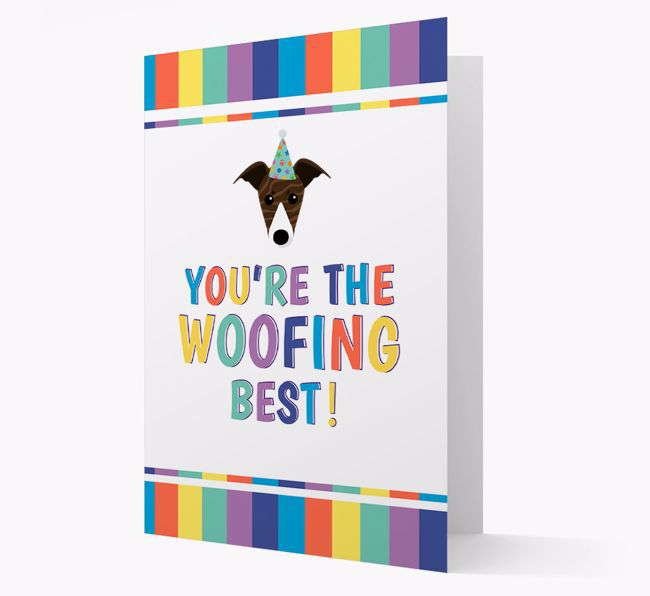 'You're the Woofing Best' Card with {breedFullName} Icon