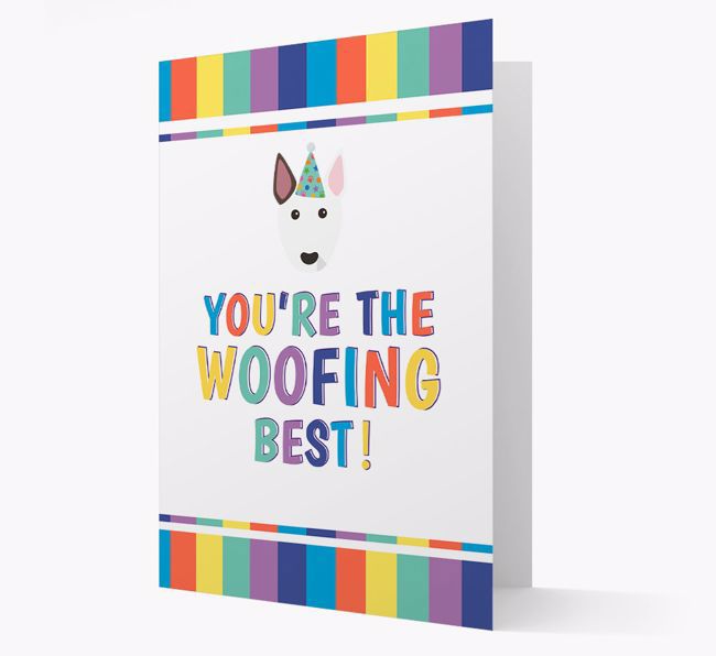 'You're the Woofing Best' Card with {breedFullName} Icon