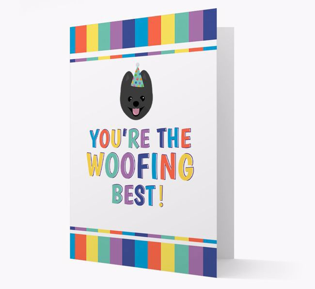 'You're the Woofing Best' Card with {breedFullName} Icon