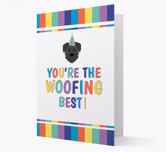 'You're the Woofing Best' Card with {breedFullName} Icon