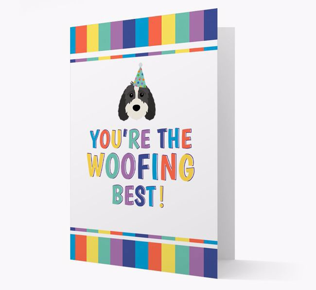 'You're the Woofing Best' Card with {breedFullName} Icon