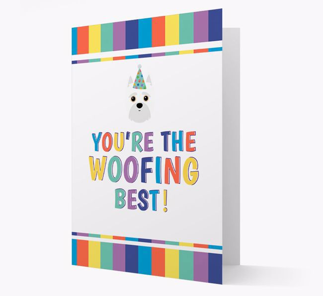 'You're the Woofing Best' Card with {breedFullName} Icon