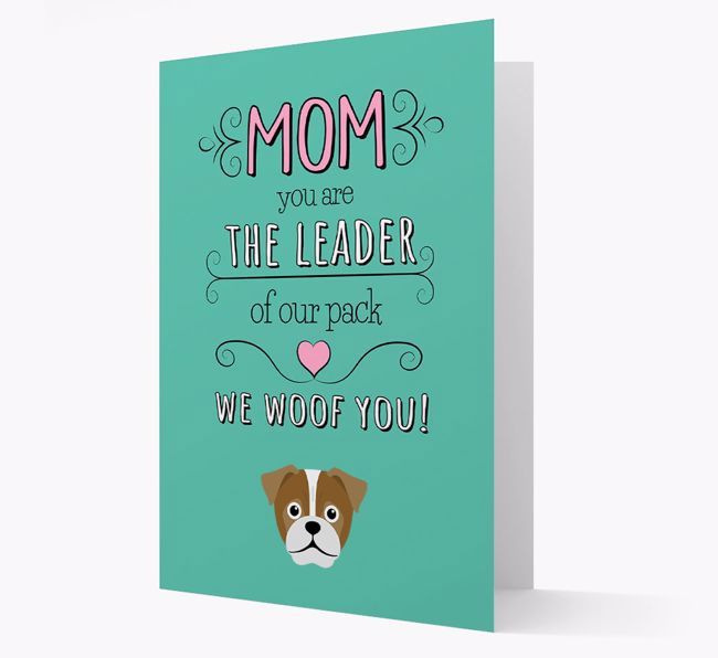 'The Leader Of Our Pack' Card with your {breedFullName} Icon