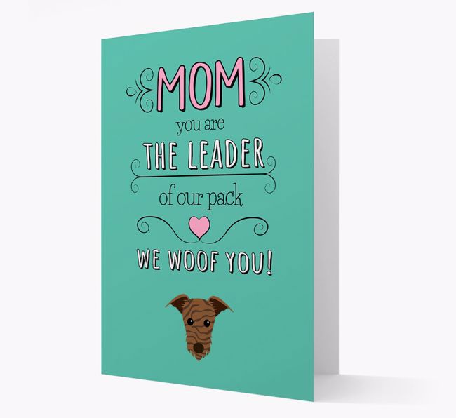 'The Leader Of Our Pack' Card with your {breedFullName} Icon