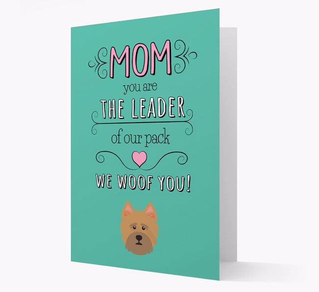 'The Leader Of Our Pack' Card with your {breedFullName} Icon