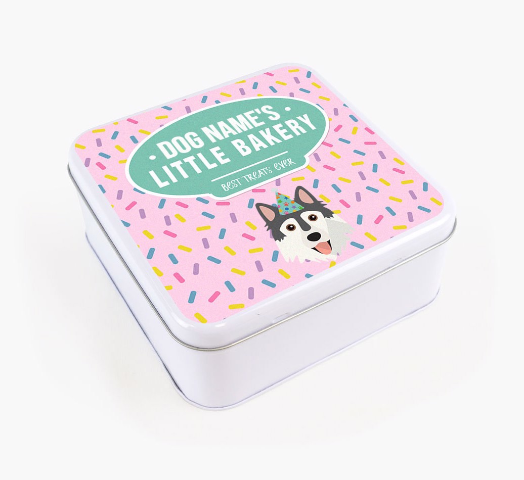 'Little Bakery' - Personalised Treat Tin for your {breedFullName}
