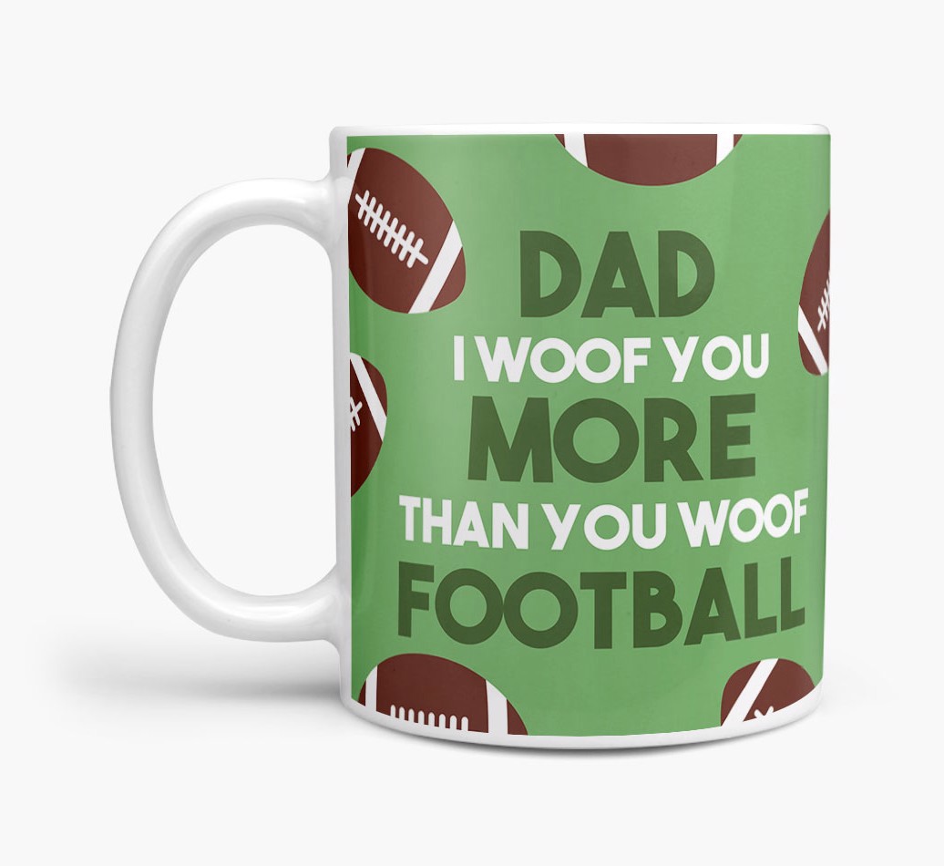Woof You Dad' - Personalized Dog Wrapping Paper