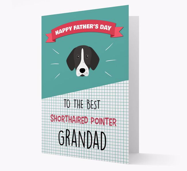 'Best {breedCommonName} Grandad' Card with {breedFullName} Icon