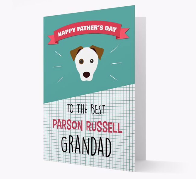 'Best {breedCommonName} Grandad' Card with {breedFullName} Icon