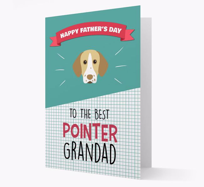 'Best {breedCommonName} Grandad' Card with {breedFullName} Icon