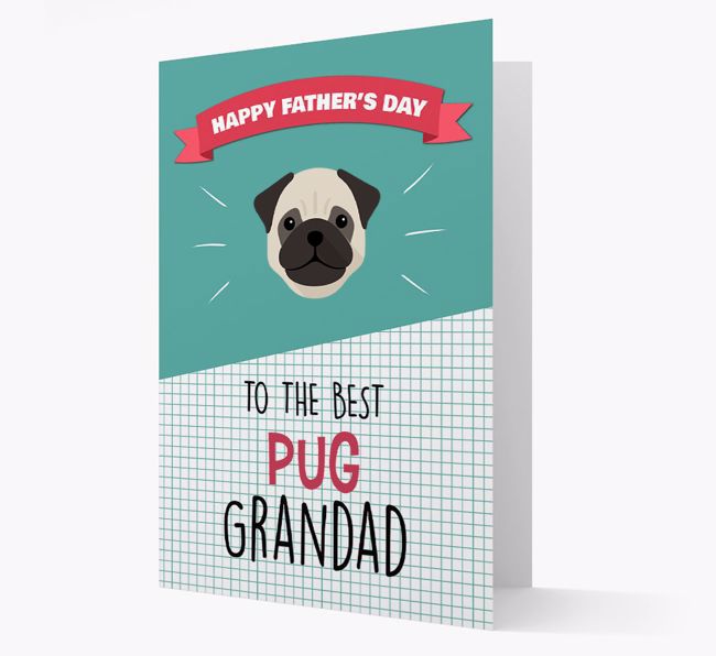 'Best {breedCommonName} Grandad' Card with {breedFullName} Icon