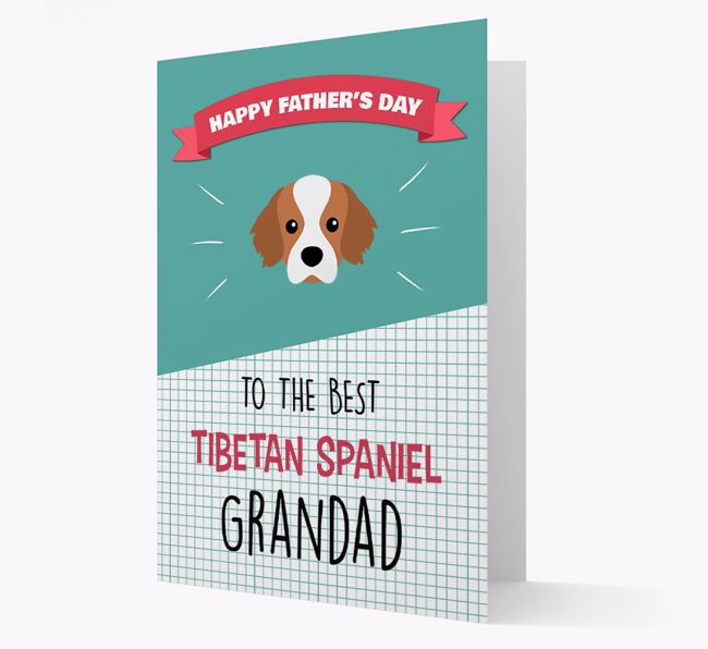 'Best {breedCommonName} Grandad' Card with {breedFullName} Icon