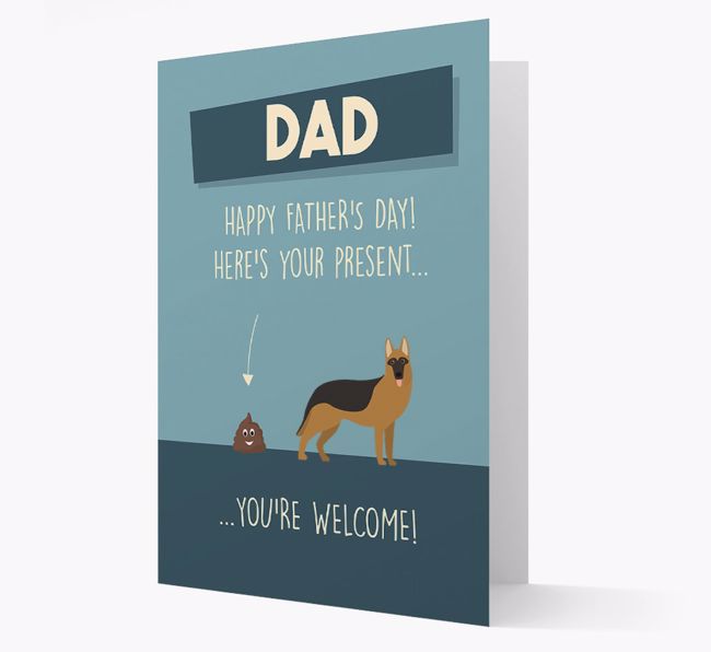 Dog Jersey Father's Day Card