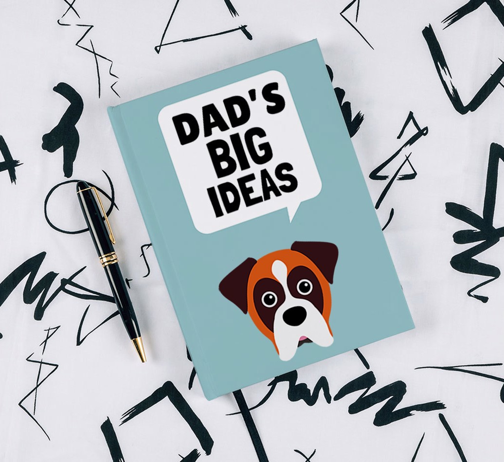 Dad's Big Ideas: Personalized {breedFullName} Notebook