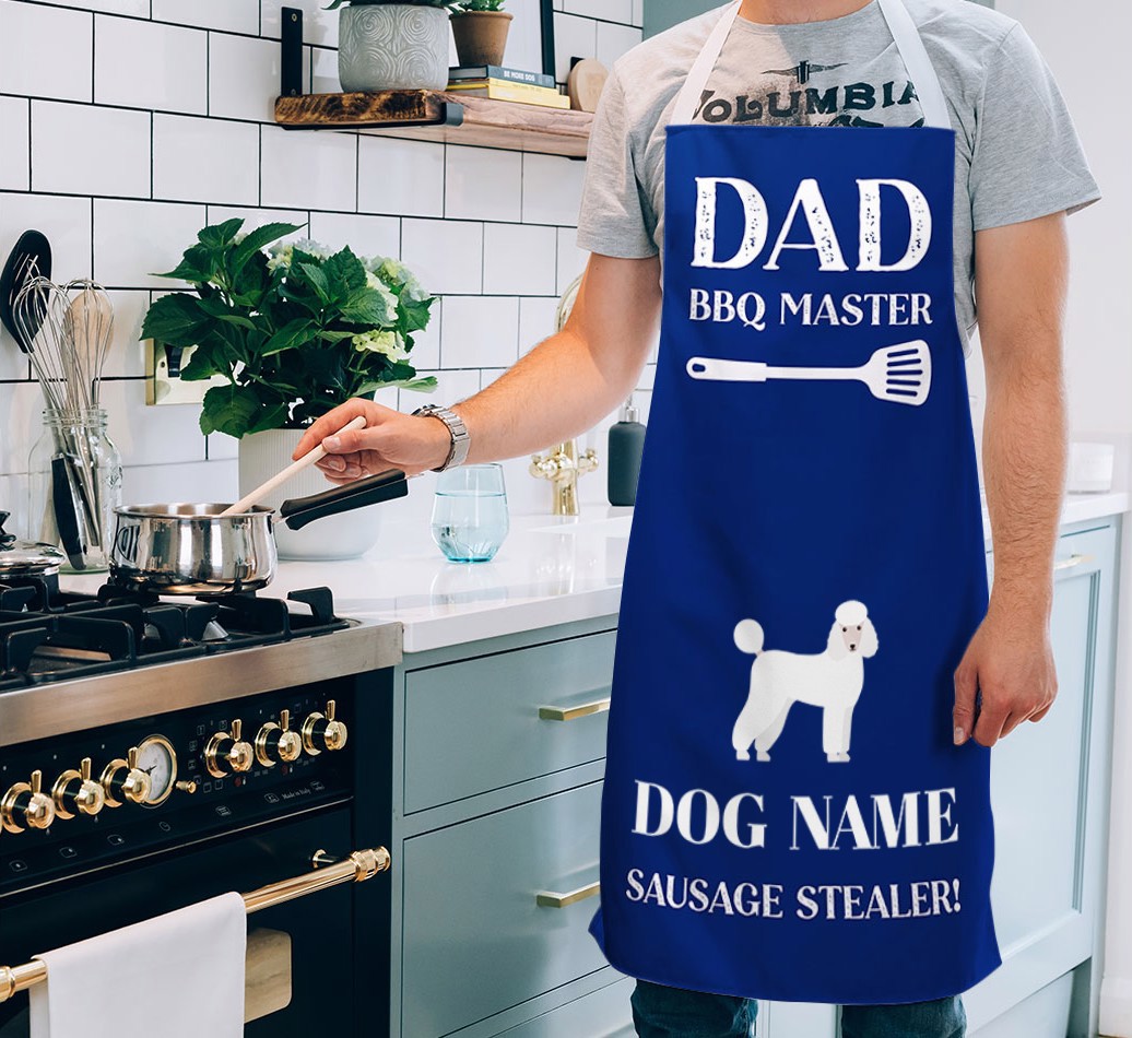 'Master of the Barbecue' - Personalised {breedFullName} Apron