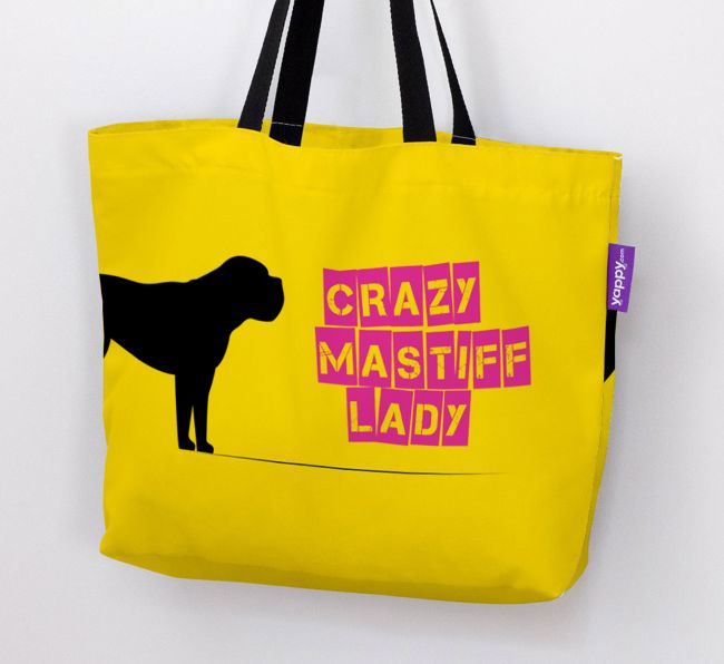 Crazy {breedShortName} Lady Canvas Bag